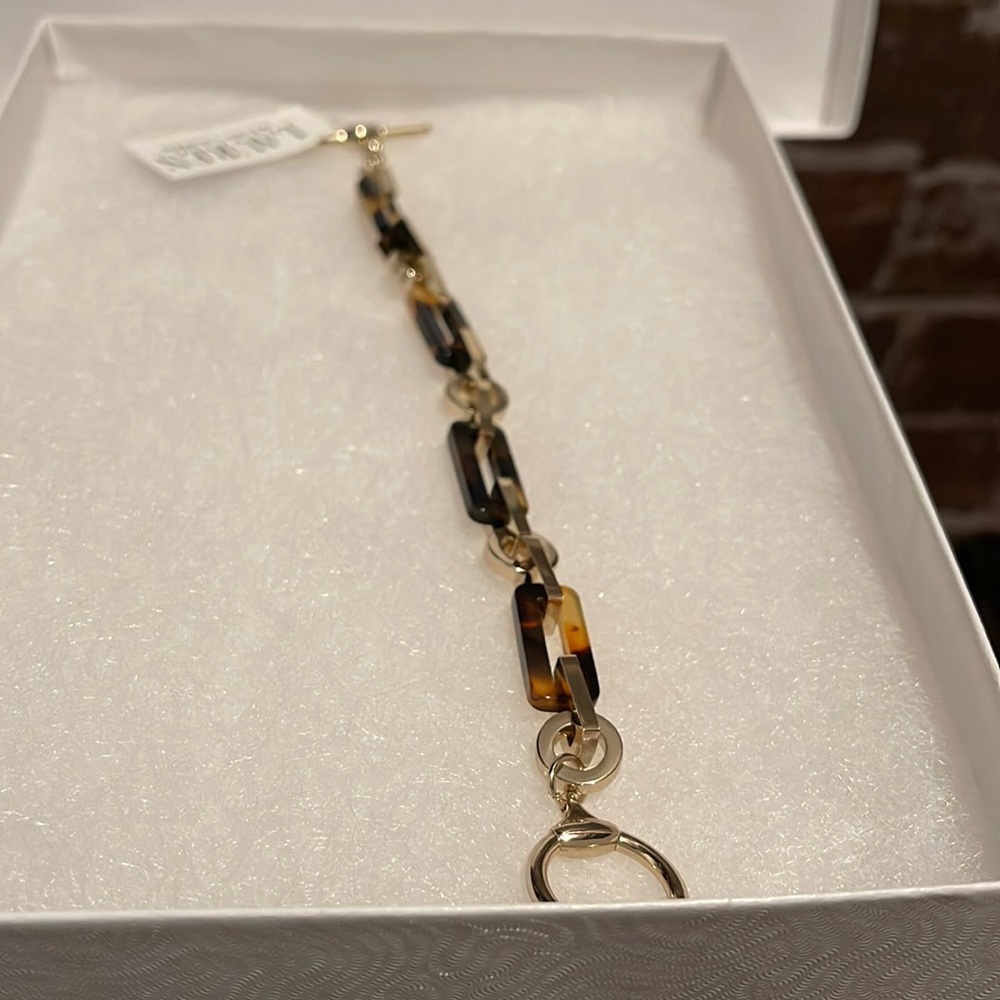 Ralph Lauren Tortoise & Gold Bracelet Approximately a Size 7